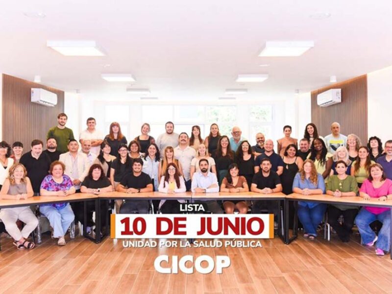 Elecciones en CICOP: Pablo Maciel fue reelecto como secretario general del sindicato de profesionales de la salud pública