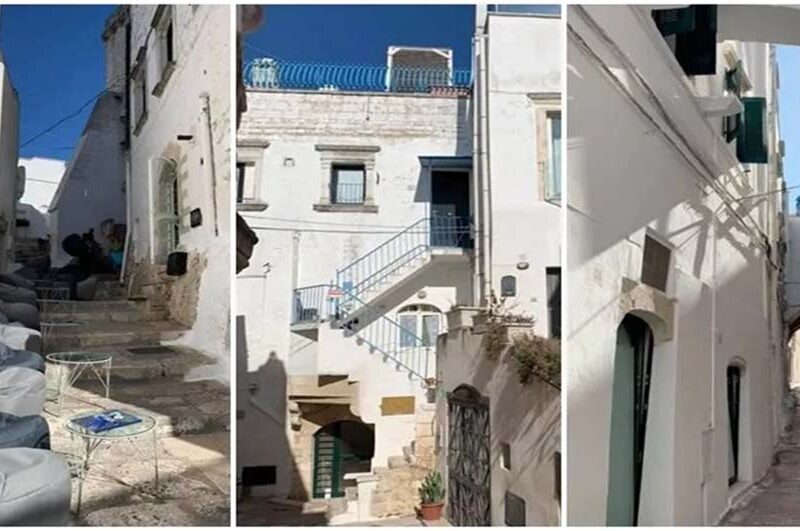 La colina bañada de blanco