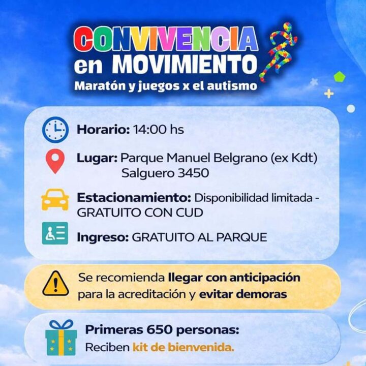 “Convivencia en Movimiento”: una jornada impulsada desde el autismo para poner en agenda el valor de convivir