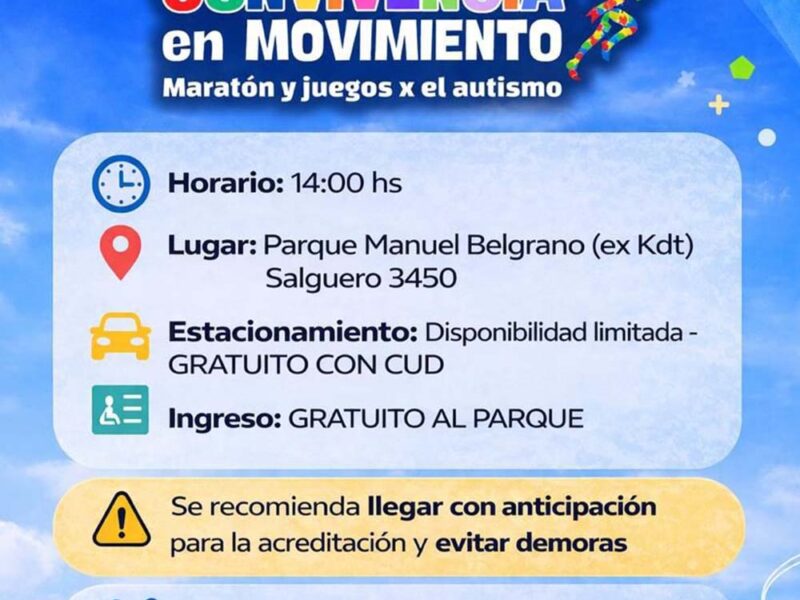 “Convivencia en Movimiento”: una jornada impulsada desde el autismo para poner en agenda el valor de convivir