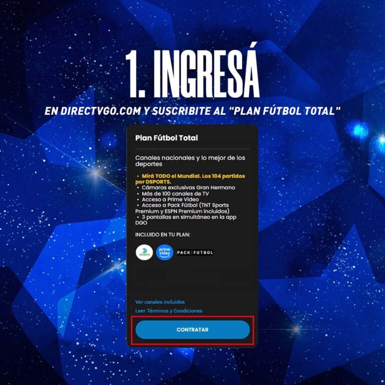 Todo el fútbol en un solo lugar: llega el nuevo “Plan Fútbol Total” de DIRECTV y DGO