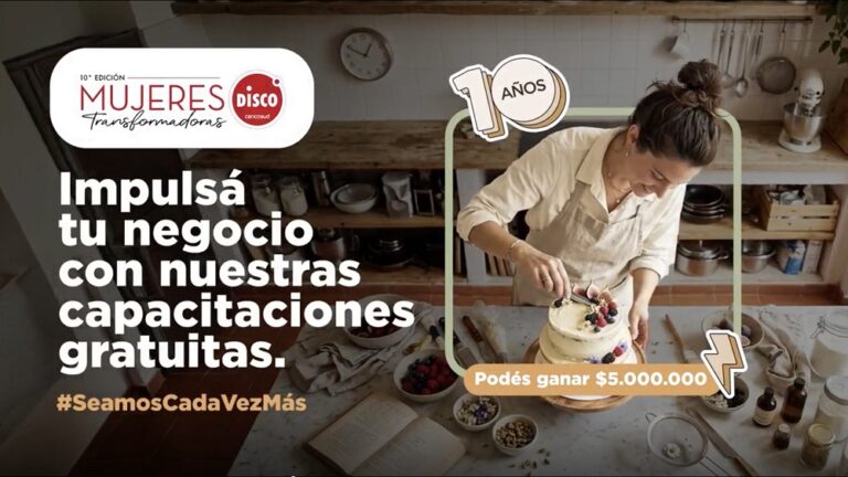 Supermercados Disco lanza los 10 años de Mujeres Transformadoras con una edición enfocada en herramientas digitales