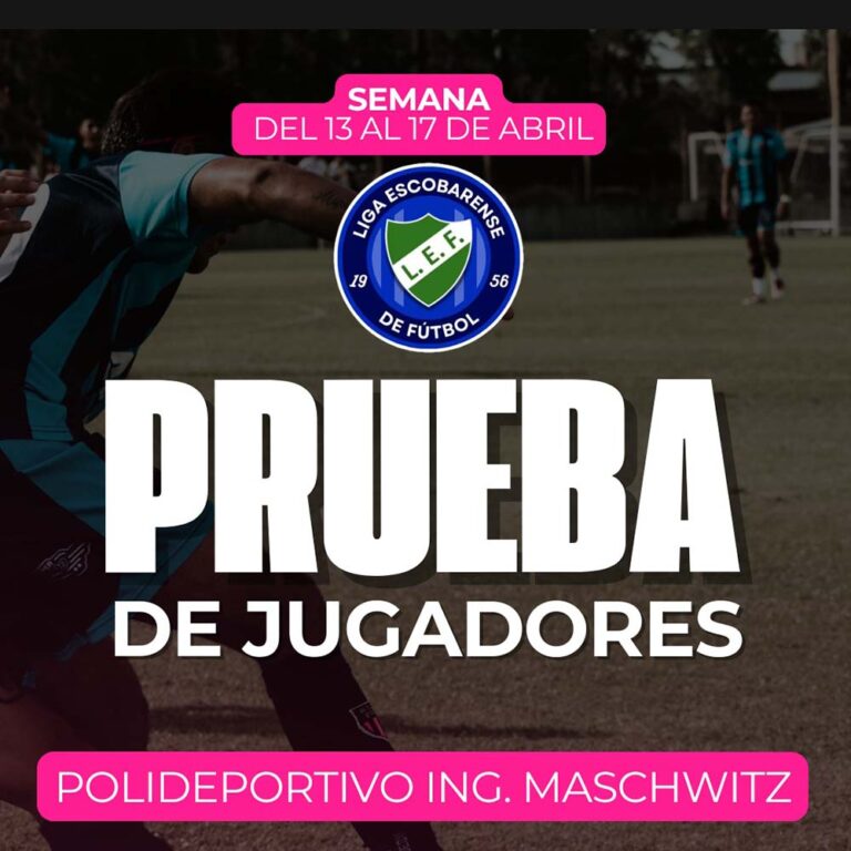 Atlético Escobar abre una semana de pruebas para sumar nuevos talentos a sus divisiones inferiores