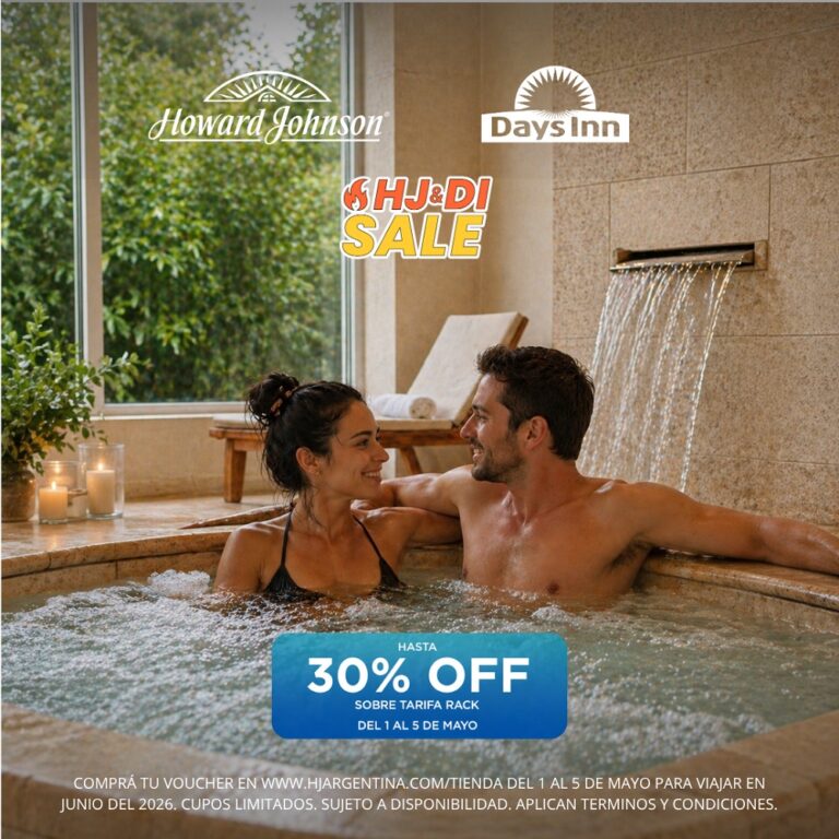 Desde el 1° de mayo Howard Johnson y Days Inn lanzan la tienda online hotelera más grande de Argentina