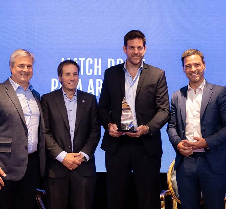 Juan Martín Del Potro le pone la firma a SanCor Salud