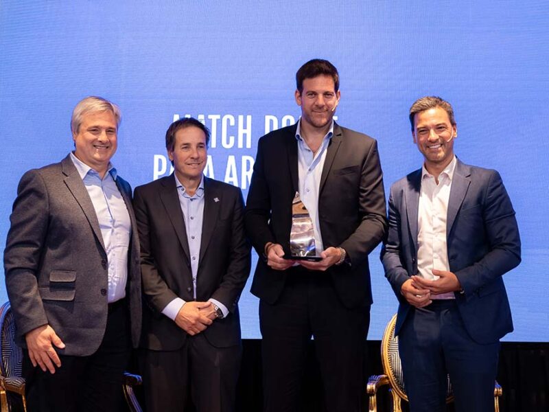 Juan Martín Del Potro le pone la firma a SanCor Salud