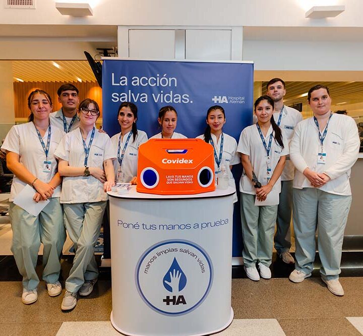 El Hospital Alemán realizó una actividad abierta a la comunidad sobre lavado de manos