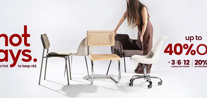 Hot Days: AltoRancho lanza descuentos de más del 30% en muebles, iluminación y objetos de diseño