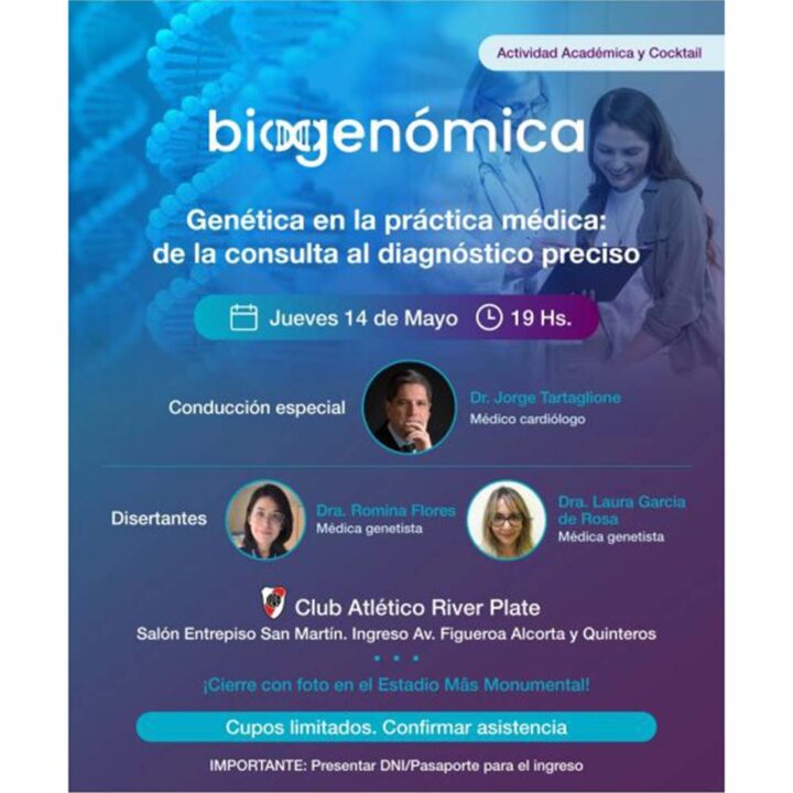 Biogenómica invita a especialistas a un encuentro sobre genética aplicada al diagnóstico médico