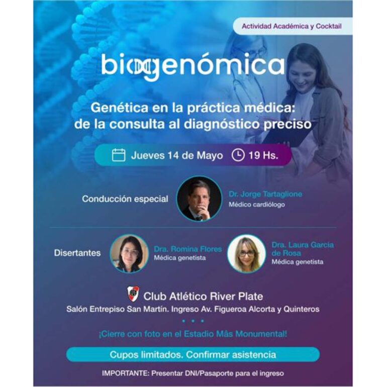 Biogenómica invita a especialistas a un encuentro sobre genética aplicada al diagnóstico médico