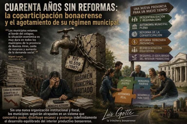 CUARENTA AÑOS SIN REFORMAS: la coparticipación bonaerense y el agotamiento de su régimen municipal.