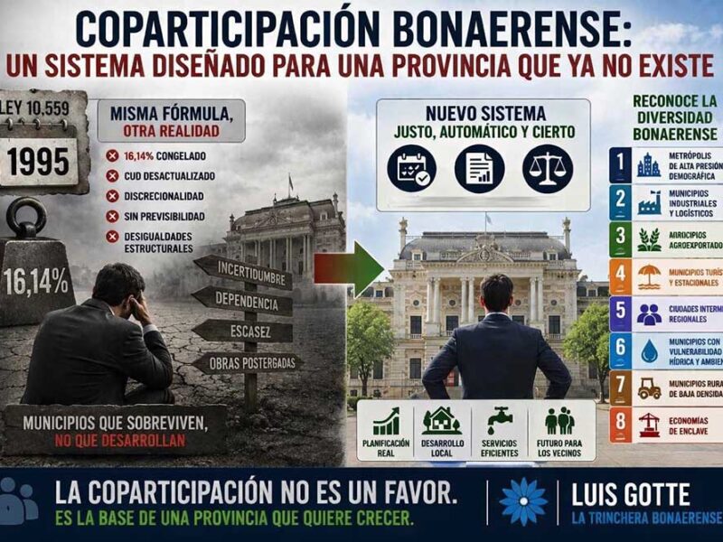 COPARTICIPACIÓN BONAERENSE: un sistema diseñado para una provincia que ya no existe