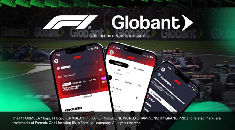 Globant impulsa una nueva experiencia conectada para los aficionados de Formula 1®