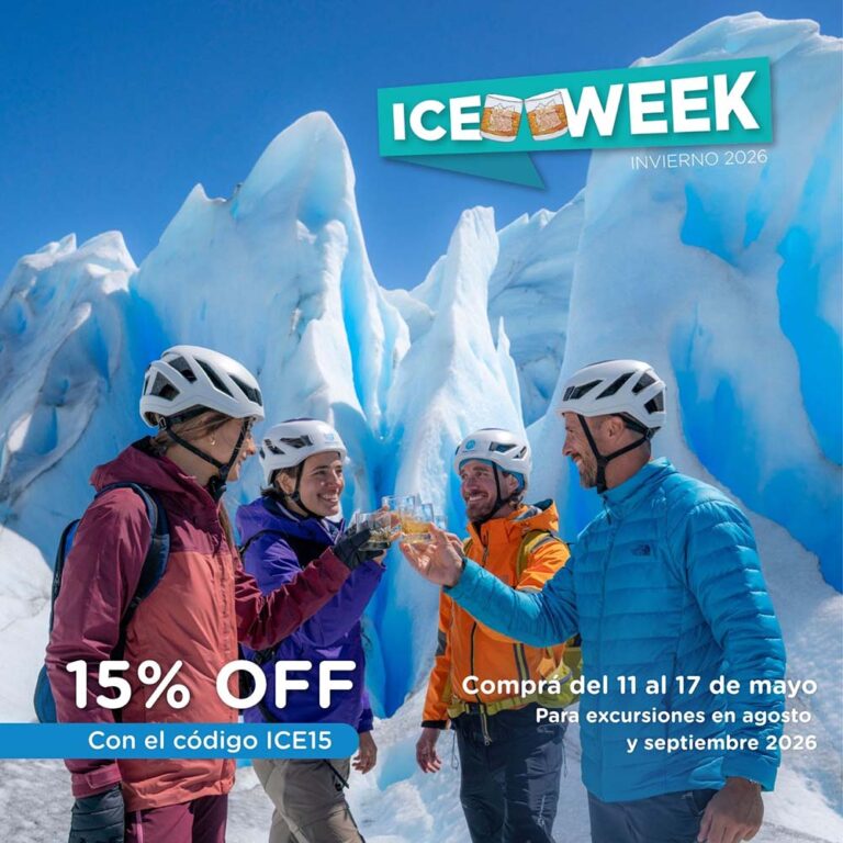 Hielo & Aventura presenta “ICE WEEK”: del 11 al 17 de mayo, una oportunidad única para descubrir el glaciar Perito Moreno