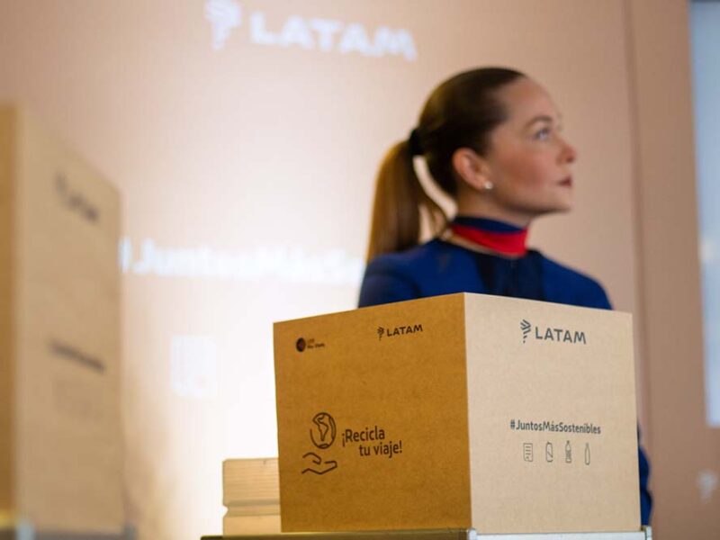LATAM evita que 881 toneladas de residuos lleguen a rellenos sanitarios durante el primer trimestre