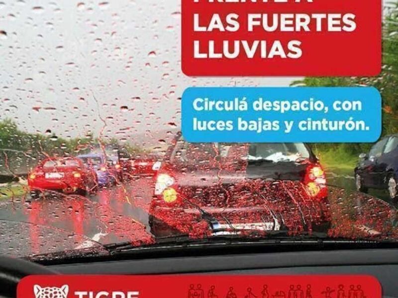 Alerta amarilla meteorológica por tormentas fuertes