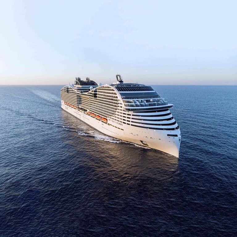MSC Cruceros acelera su ruta sustentable
