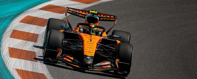 Norris lidera tras la clasificación Miami Sprint