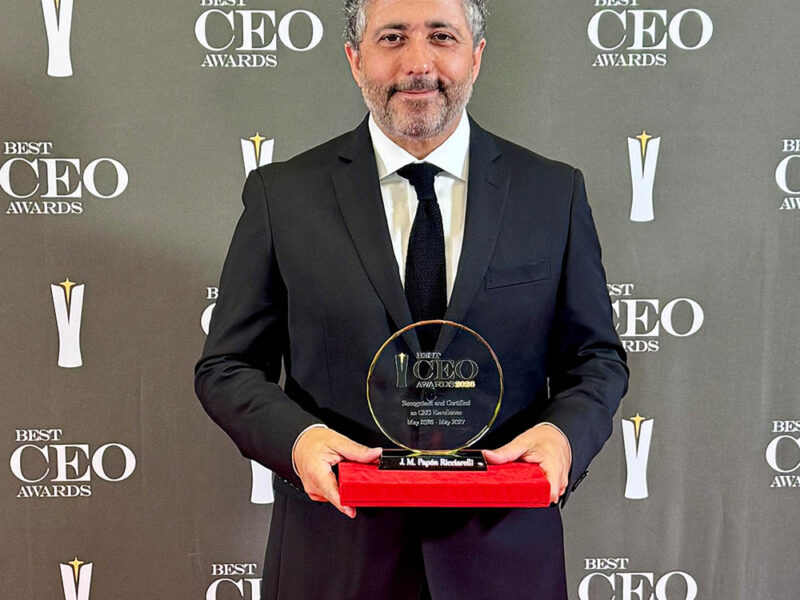 Papon Ricciarelli gana el Best CEO Award 2026 por su impacto en New Business