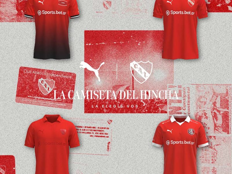 PUMA e Independiente abren la votación para elegir La Camiseta del Hincha