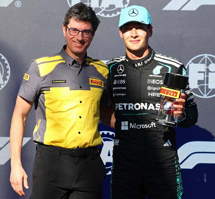 Russell consigue la pole Sprint, Antonelli se asegura la primera fila de Mercedes