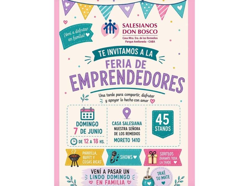 La Casa Salesiana ‘Nuestra Señora de los Remedios’ celebra una jornada de encuentro con la Feria de Emprendedores a beneficio