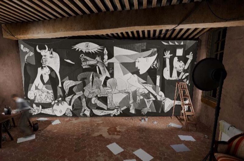 Atravesar la pintura