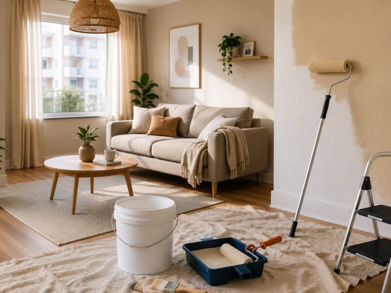 Pintar en invierno: el secreto para renovar el departamento gastando menos
