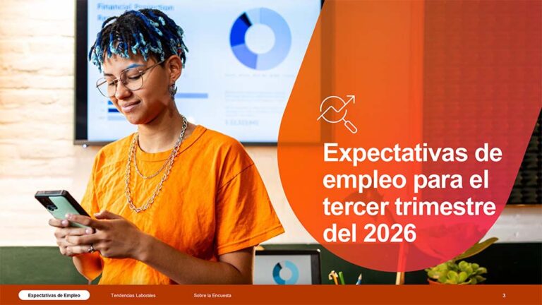 Encuesta de Expectativas de Empleo de ManpowerGroup 3º trimestre de 2026