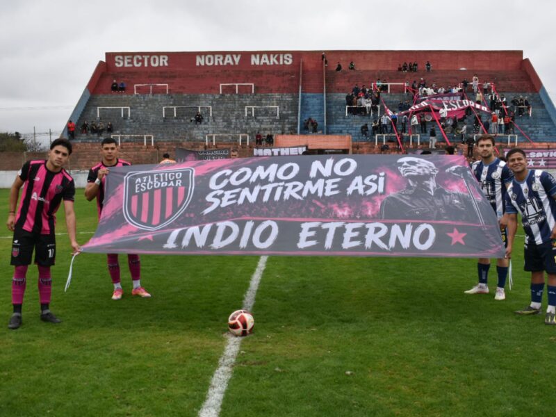 Victoria clave de Atlético Escobar: cortó una racha de cuatro partidos sin ganar y escapó de la última posición de la tabla