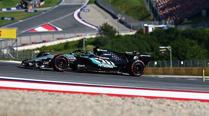 George Russell en pole en Spielberg