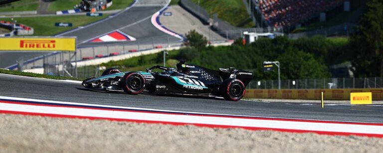 George Russell en pole en Spielberg