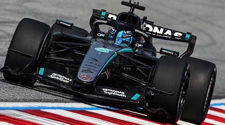 George Russell gana en Austria mientras Verstappen celebra el segundo puesto en el Red Bull Ring