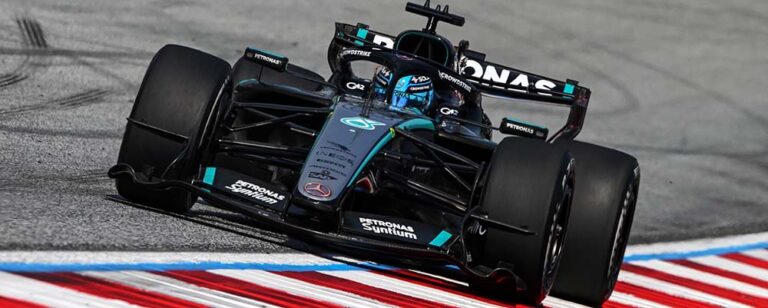 George Russell gana en Austria mientras Verstappen celebra el segundo puesto en el Red Bull Ring