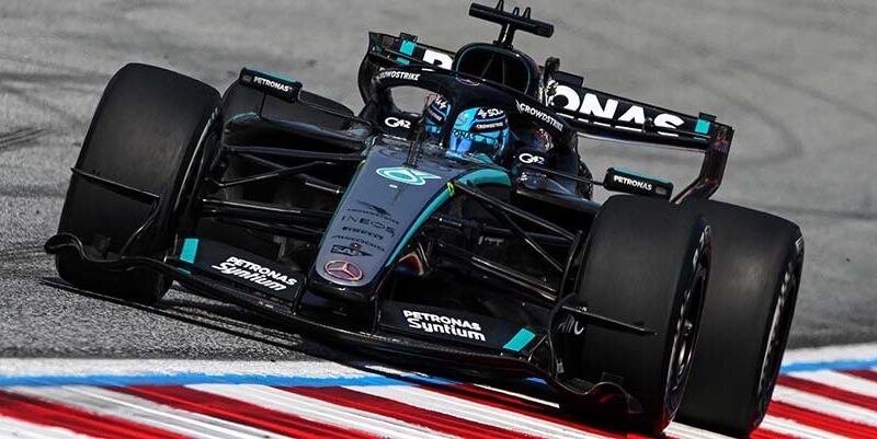 George Russell gana en Austria mientras Verstappen celebra el segundo puesto en el Red Bull Ring