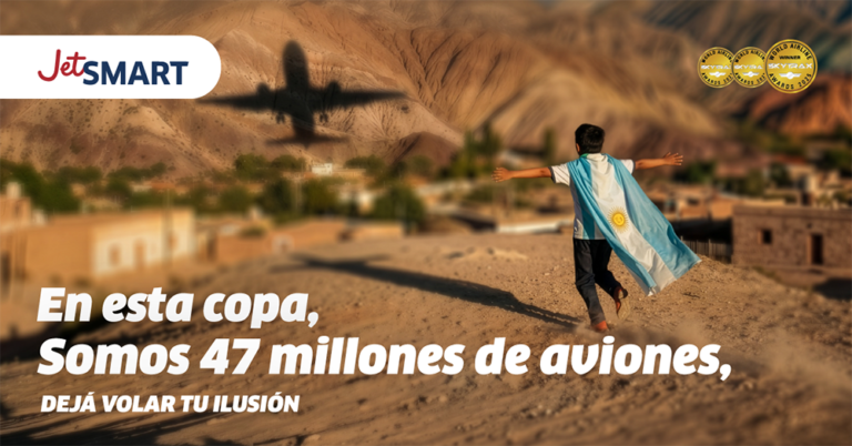 JetSMART conecta a los hinchas en la temporada alta de fútbol