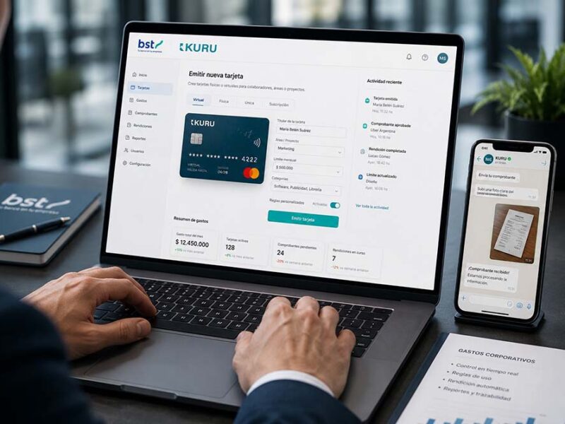 BST y KURU se alían para modernizar la gestión de gastos corporativos