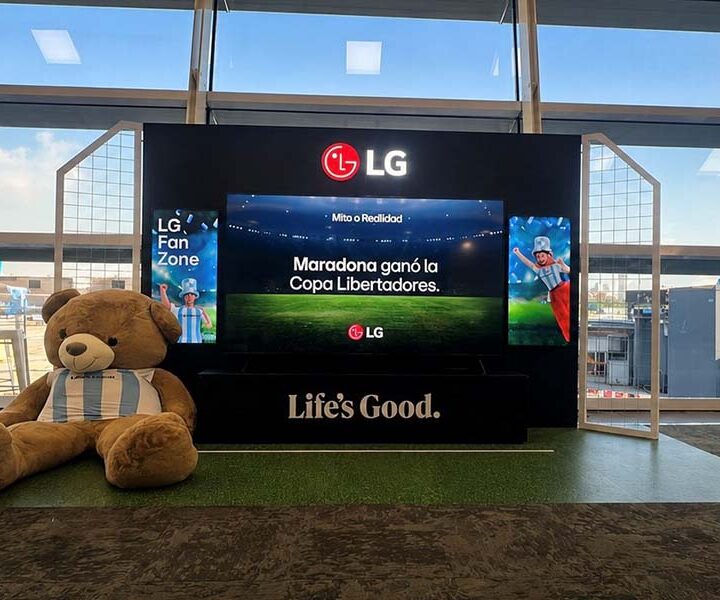 LG acompaña la pasión argentina con FAN ZONE exclusivas en Ezeiza y Aeroparque para vivir el mundial 2026