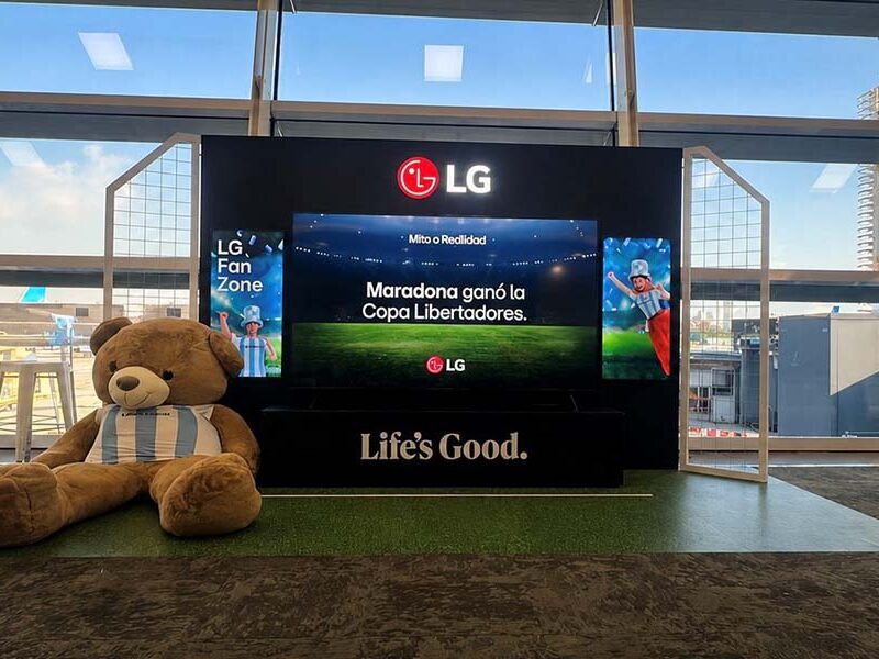 LG acompaña la pasión argentina con FAN ZONE exclusivas en Ezeiza y Aeroparque para vivir el mundial 2026