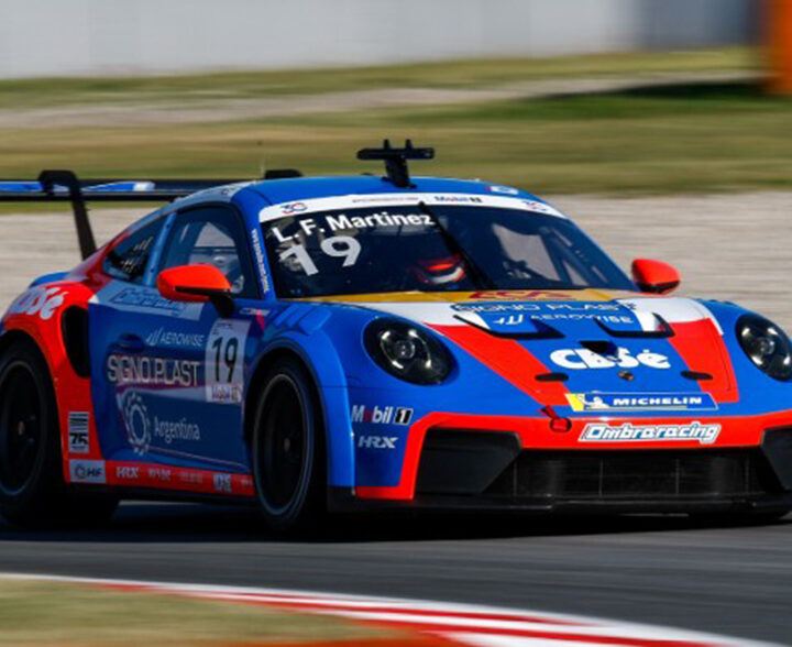 Luciano Martínez corre este fin de semana en Monza por la tercera fecha de la Porsche Carrera Cup Italia