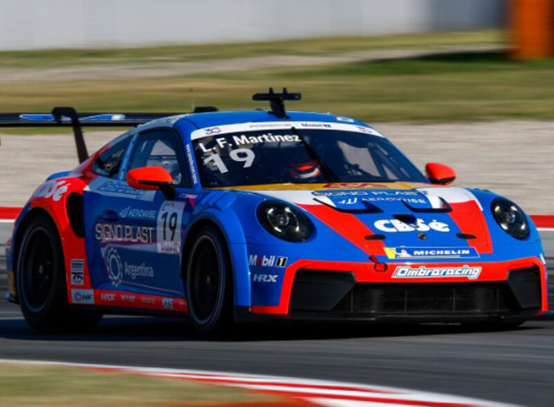 Luciano Martínez corre este fin de semana en Monza por la tercera fecha de la Porsche Carrera Cup Italia