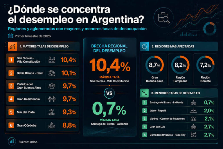 Los menores de 30 años lideran la tasa de desempleo en Argentina
