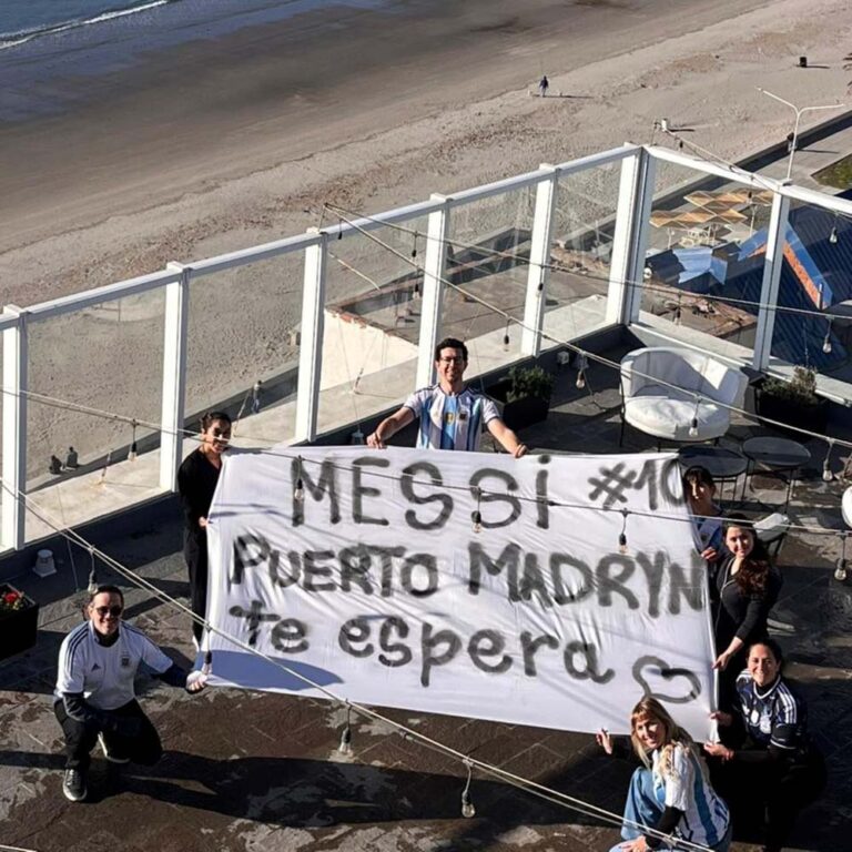 #ElHogarDel10: la campaña con la que Puerto Madryn le respondió a Lionel Messi desde la Patagonia