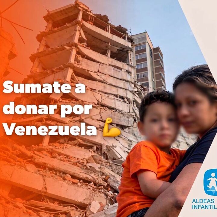 Naranja X lanza una campaña solidaria junto a Aldeas Infantiles SOS para asistir a las infancias afectadas por los terremotos en Venezuela