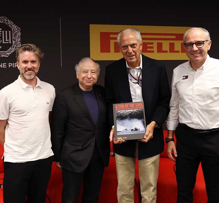 “Una expresión del alma. El Pirelli 500 GPS en el campeonato mundial de F1” presentado en el contexto del Gran Premio de Barcelona-Catalunya