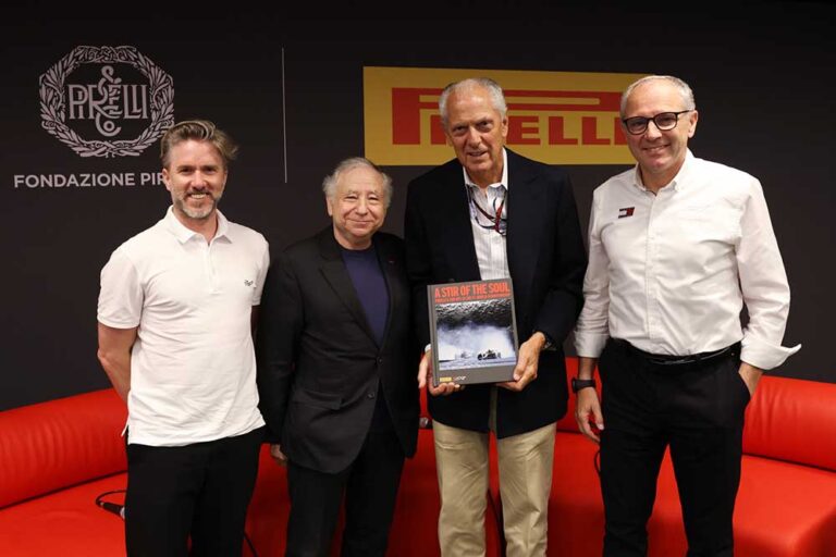 “Una expresión del alma. El Pirelli 500 GPS en el campeonato mundial de F1” presentado en el contexto del Gran Premio de Barcelona-Catalunya