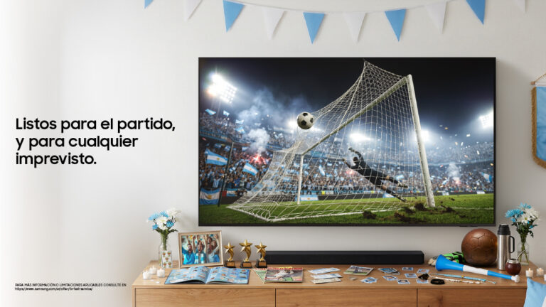 Listos para el partido y para cualquier imprevisto: Samsung presenta su servicio de asistencia técnica express para que el fútbol continúe