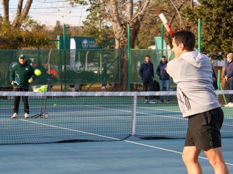 Con un torneo de tenis, San Isidro inauguró las renovadas canchas del Campo de Deportes N° 6