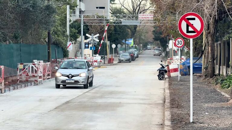 Etapa final del Aliviador Alto Perú: se habilitó el paso a nivel Treinta y Tres Orientales en Beccar