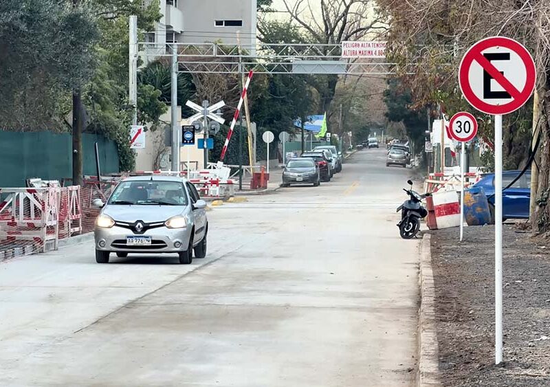 Etapa final del Aliviador Alto Perú: se habilitó el paso a nivel Treinta y Tres Orientales en Beccar
